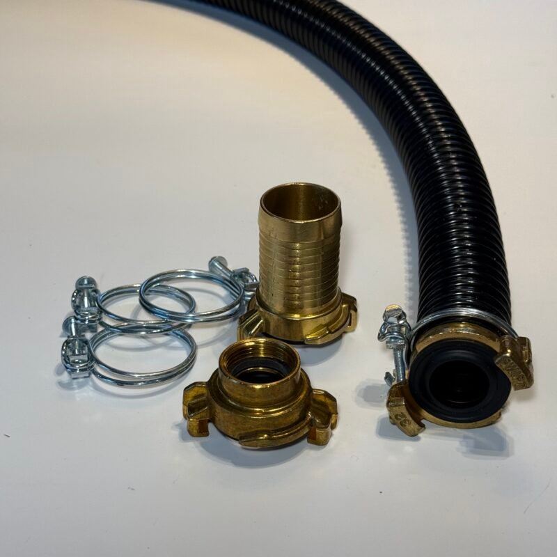 Aansluitset compleet 32mm met 8m slang
