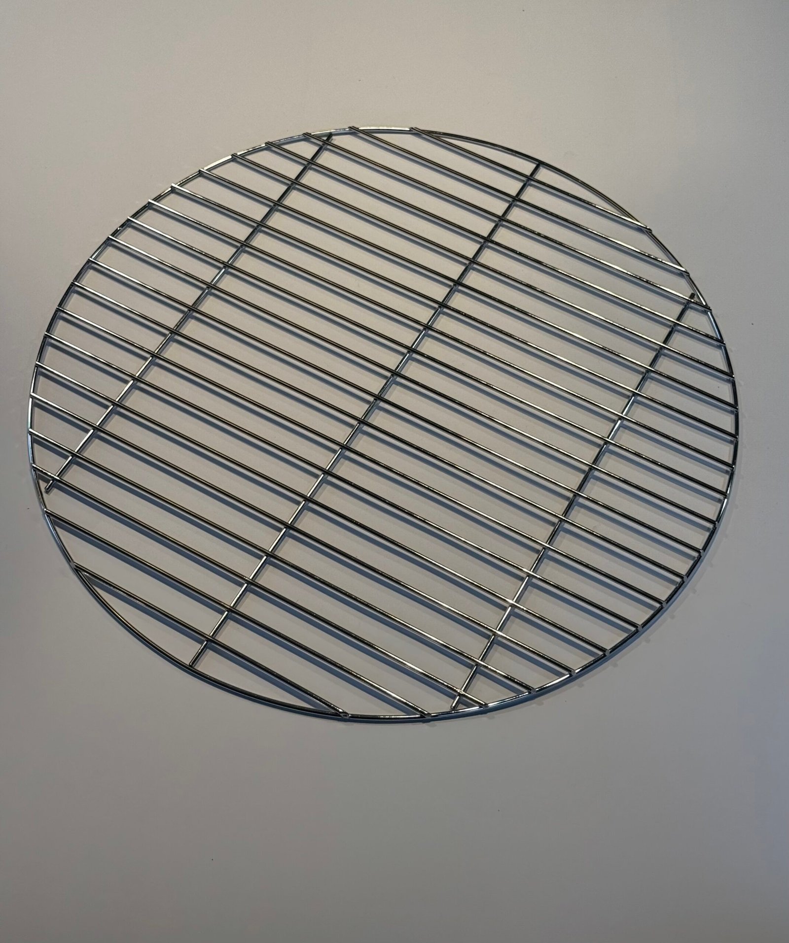 BBQ rooster chroom 410mm rond - Houtgestookte Zwembadverwarming