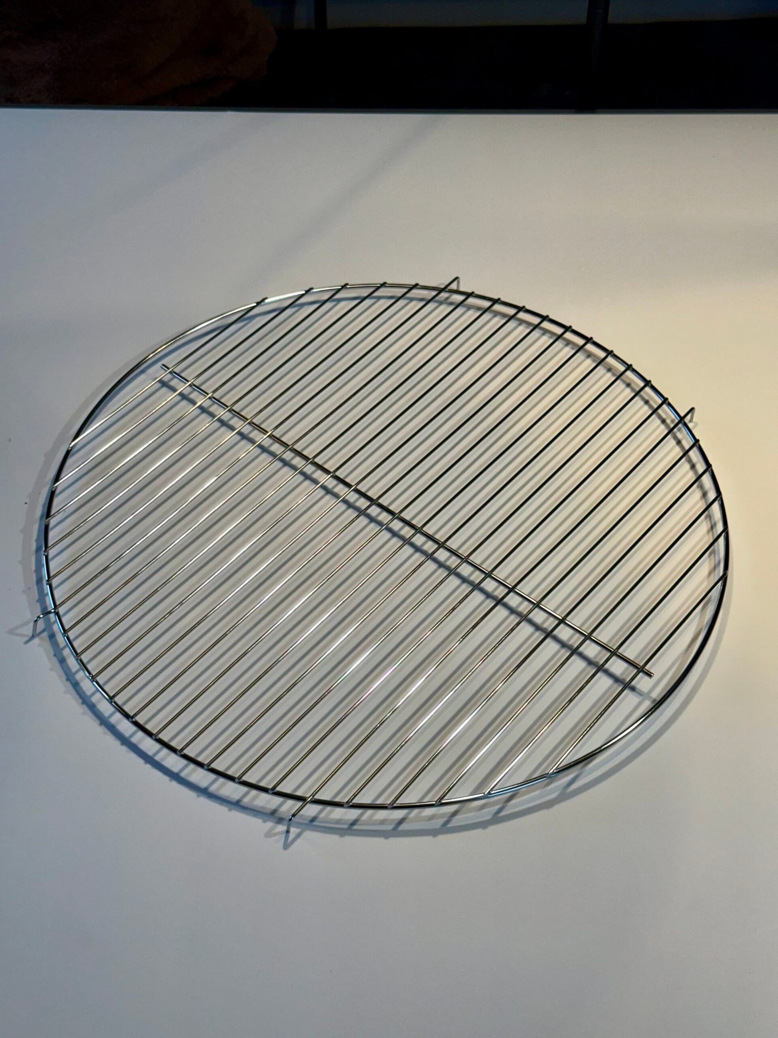 BBQ rooster 478mm chroom rond - Houtgestookte Zwembadverwarming